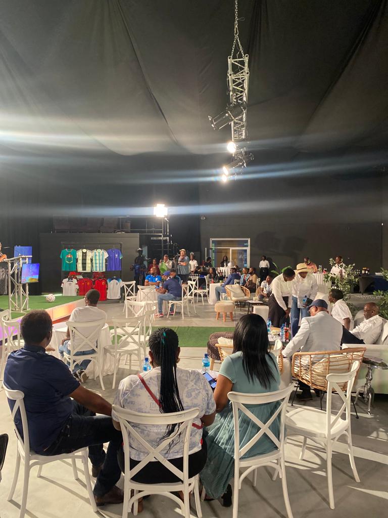 NBCNamibia's tweet photo. NBC Launches 2022 Qatar FiFa World Cup!!
.
.
.
.
#namibianbroadcastingcorporation #itours #FIFAWorldCup https://t.co/mwbbfsPhz6