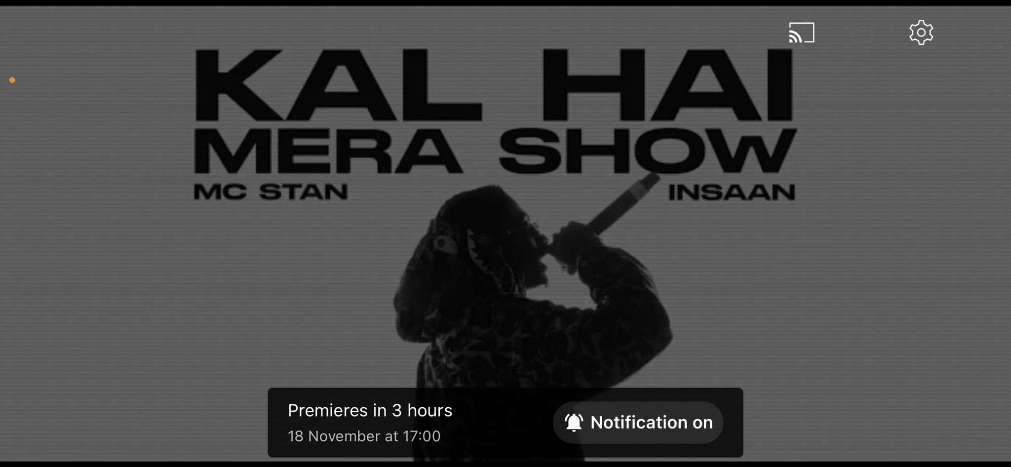 MC STAN on X:  KAL HAI MERA SHOW OFFICIAL