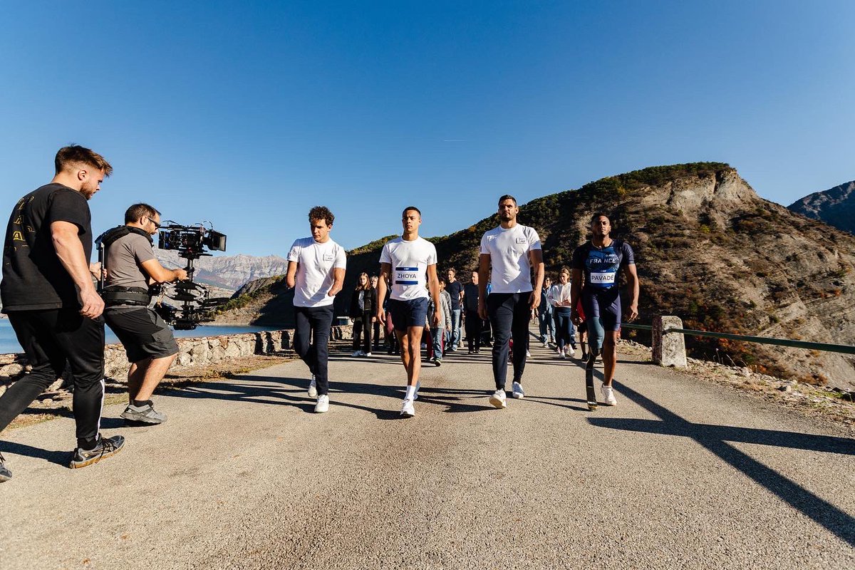 Très fier de figurer dans ce film avec le #TeamEDF pour célébrer les engagements d’EDF dans le sport ! Un petit retour en image sur le tournage du dernier film d’EDF 👀 Ensemble, faisons briller les Jeux de Paris 2024. @energiedusport @edfofficiel #TeamEDF #Jeuxresponsable