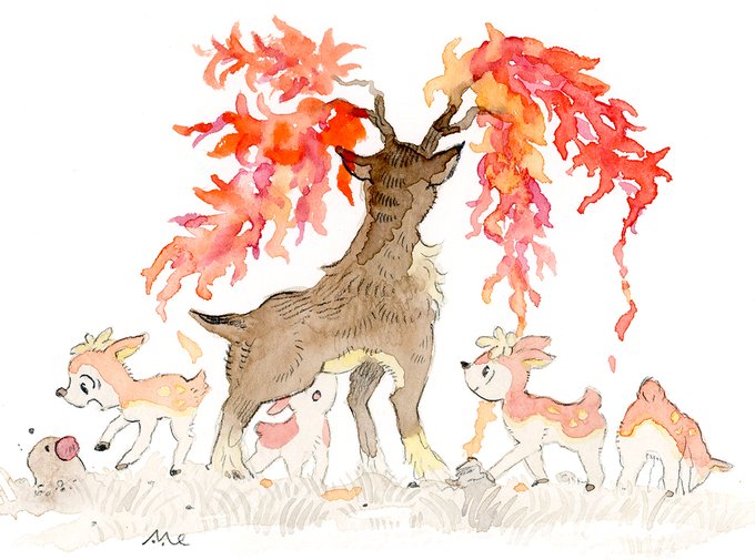 「deer smile」 illustration images(Latest)