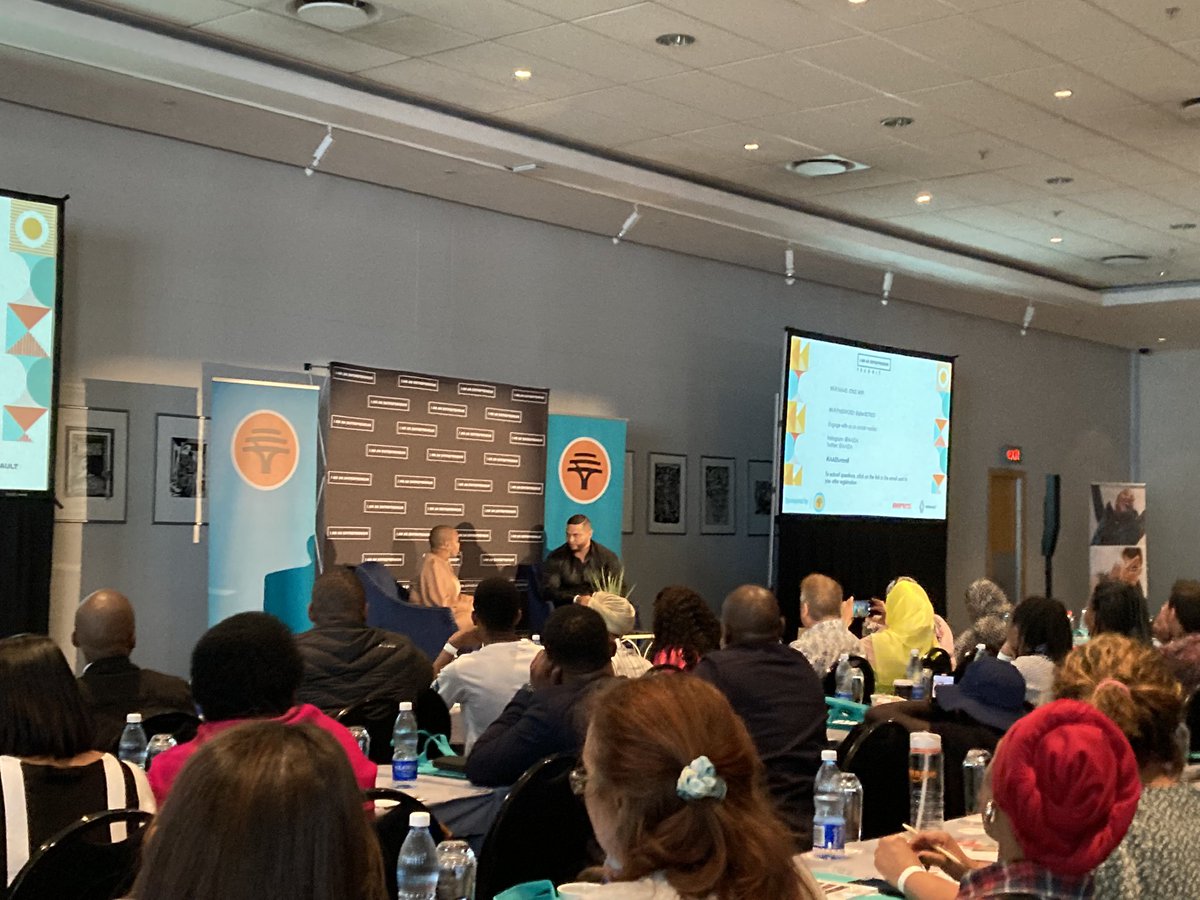 AdrienneFF's tweet photo. “If something is for you, it will definitely come after you.” - Sheldon Tatchell founder of #LegendsBarber #IAAESummit #IAAE @IAAESA @FNBSA https://t.co/vDzOmtu1Oo