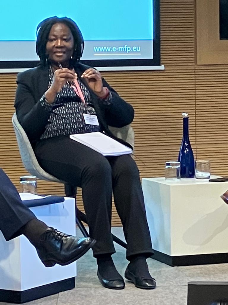 'Credit is like being given a gun. If you don't know how to use it, you could shoot yourself.' - A testimony from an @OpportunityIntl client in #Ghana shared by @lbaffour at @e_MFP #EMW2022 @SPTaskForce @MicroSave @UNCDF #financialinclusion #education #financialhealth