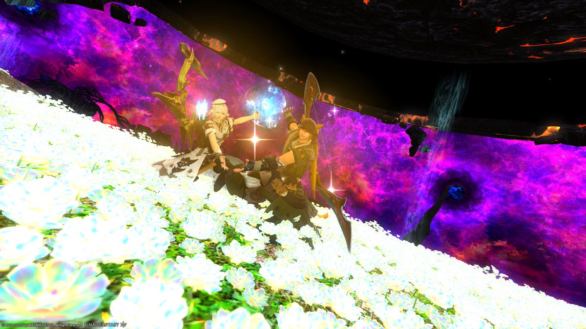 Neight_Y's tweet photo. ヴァンさん（@Hohga_wis）とエタバンしてから6周年ヾ(⌒(ﾉｼ >ω<)ﾉｼ
一緒にSSを撮りに行きました！6年も経ちプレイスタイルが少しずつ変わっていったので、一緒に遊ぶことは減ってしまいましたが、節目の日を祝えるままでいられてとても嬉しいです。 https://t.co/xVGoDxDiom