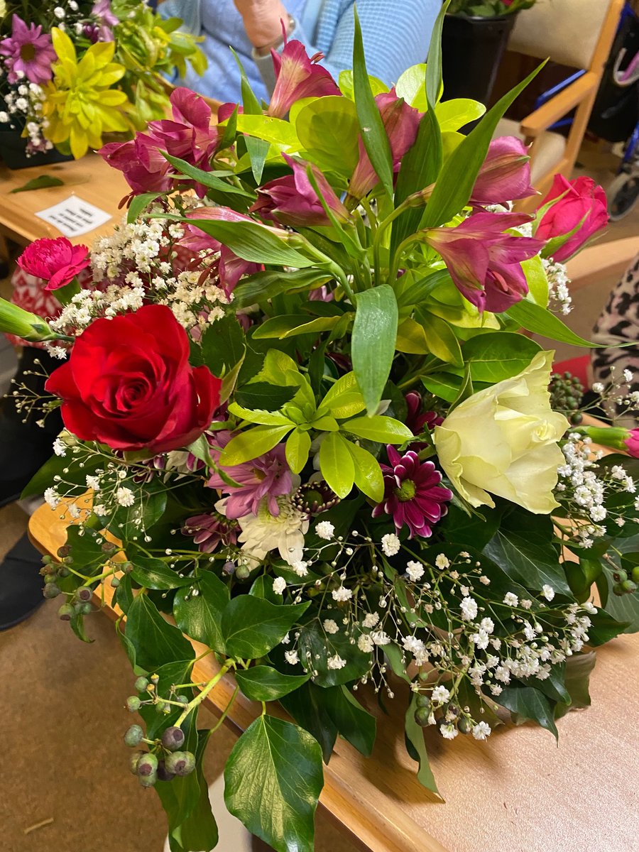 Some beautiful photos taken at our Flower Arranging workshops, run by Kim Harrison at The Phoenix Centre and Hungerford Resource Centre, two fantastic day centres for older adults and adults with learning difficulties and disabilities in West Berkshire. <a href="/WBerksLearning/">Community Learning</a>
