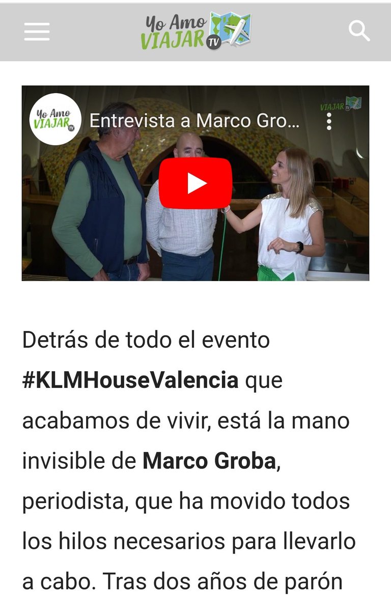 MarcoVolador2's tweet photo. .@Yoamoviajar_tv dice que tengo manos invisibles y muevo hilos 🤔😆

Entrevista que @ipatri y @luisfernandez me hicieron en el Ágora del @CaixaForum tras #KLMHouseValència #ValènciaEsAhora #CompromisoIATI 

https://t.co/Jf7wAsQKK0

¡Buscad la vuestra aquí
https://t.co/qlJPqhH7YP! https://t.co/Qec99vbGsa