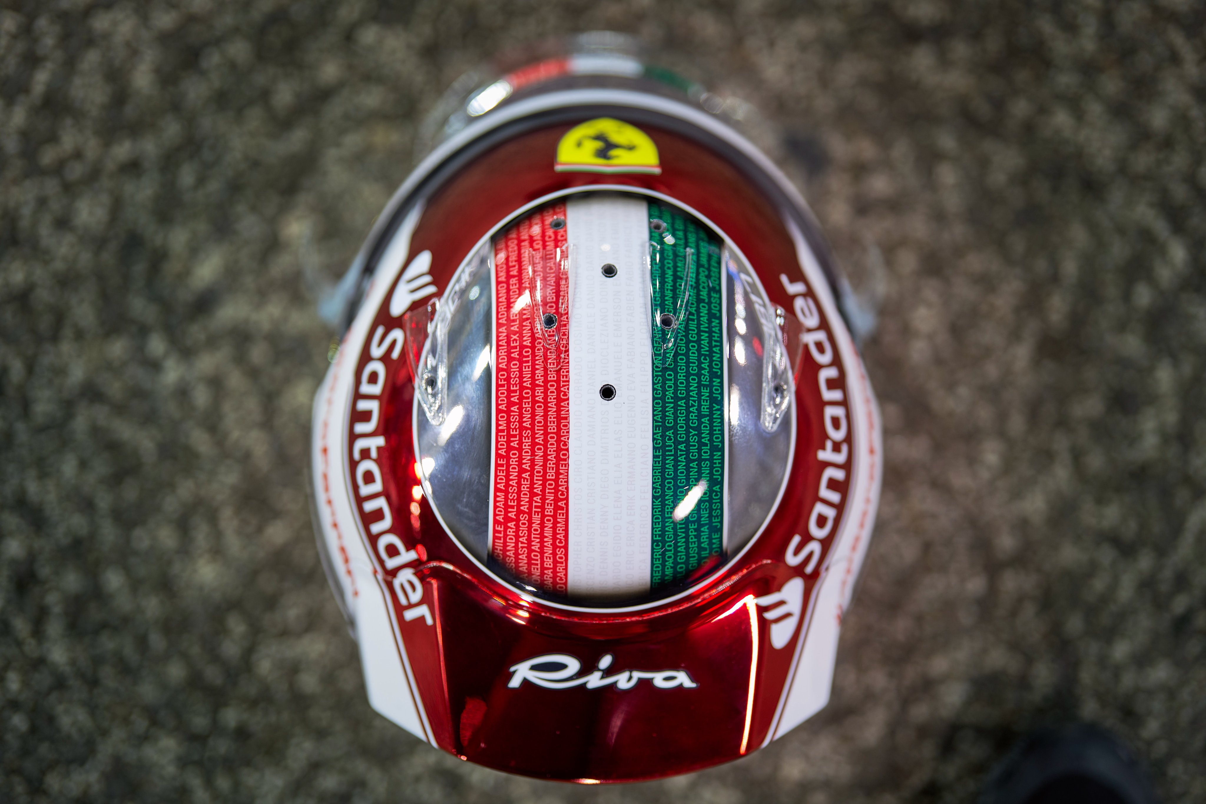 Video: Charles Leclerc special helmet paying tribute to everyone at