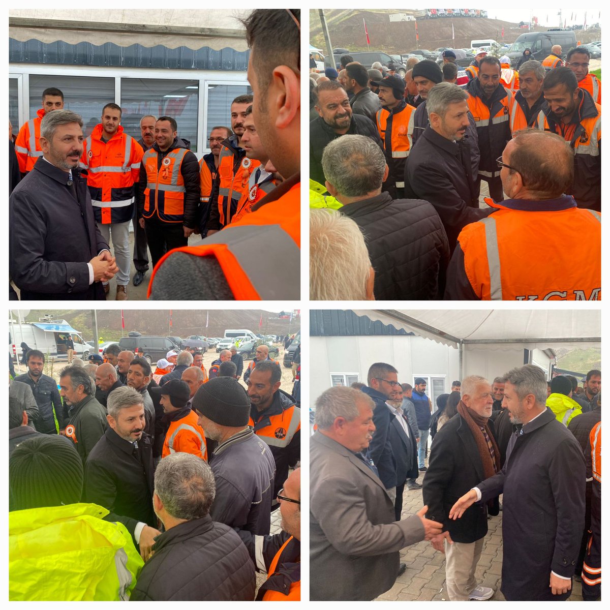 "Narince - Gerger Yolu Şantiye Alanı"ndayız. 
Ulaştırma ve Altyapı Bakanımız Sn.<a href="/akaraismailoglu/">Adil Karaismailoğlu</a> ve heyetimizle beraber incelemelerde bulunuyoruz. 
#YaparsaAkPartiYapar