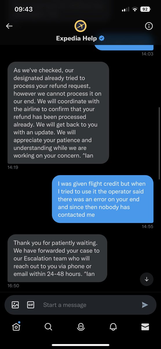 DenzelNwa's tweet photo. Day 4 nobody has contacted me or reached out to me @ExpediaHelp @Expedia https://t.co/hz2La4jGpa
