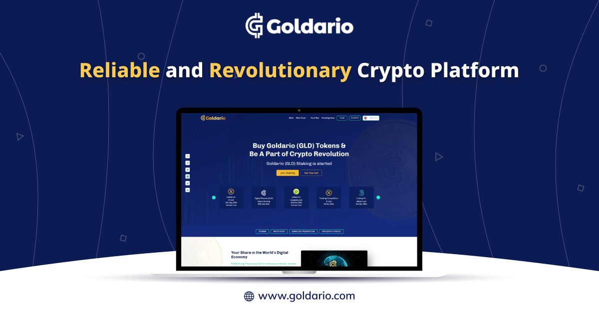 Goldario offers various astounding features including GLD tokens for the reliable platform of digital assets. So build a compelling income flow by investing in GLD. 

Website:Goldario.com
Telegram:t.me/GoldarioOffici……

#goldario #digitalshare #gldtoken #blockchain
