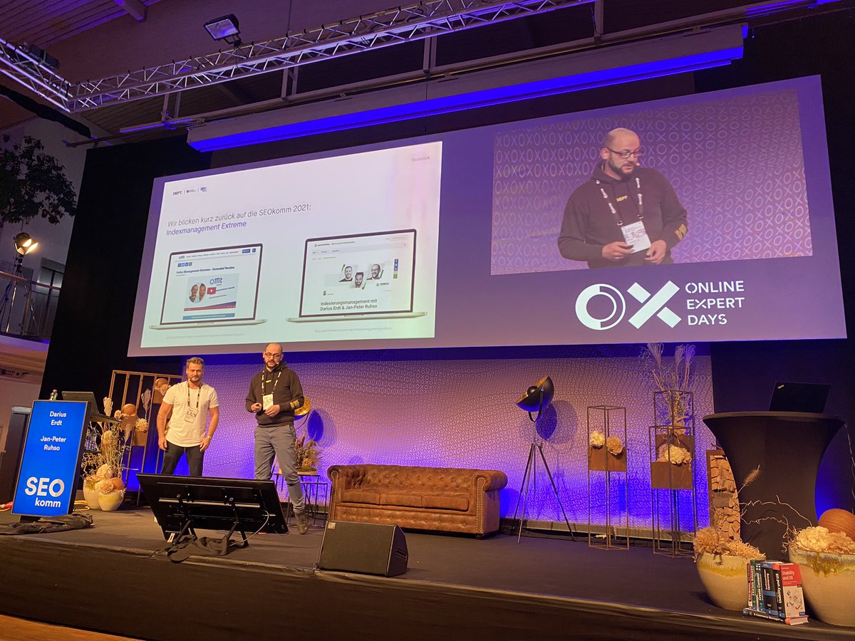 Klasse Vortrag von <a href="/JanRuhso/">Jan-Peter Ruhso</a> und Darius Erdt => „Crawlmanagement Extreme“ - viele gute, direkt umsetzbare Tipps zur besseren Steuerung des #Google Bots