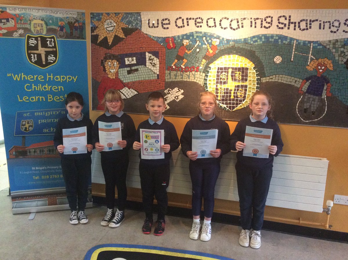 #Congratulations and #welldone to our #PupiloftheWeek winners and <a href="/mathletics3pl/">Mathletics</a> Certificate recipients this morning 👏🏻👏🏻🏆🥉🥈 <a href="/stbrigidsCmills/">stbrigidscloughmills</a> #wherehappychildrenlearnbest