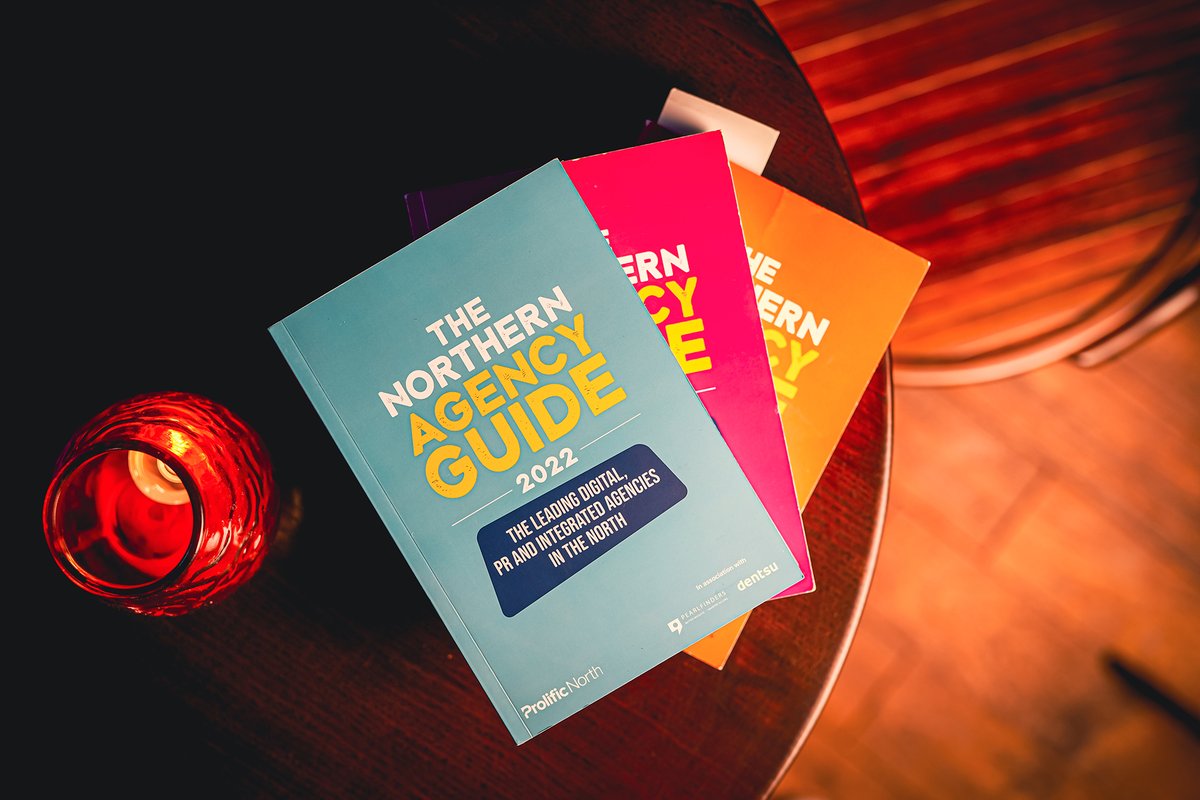 ProlificNorth's tweet photo. We're delighted to present the 2022 edition of the Northern Agency Guide! 

This handy and (dare we say) rather handsome guide has been making its way across the region, so keep your eyes peeled. #TAGaNAG #NAG22 https://t.co/o5JlJrzX2D