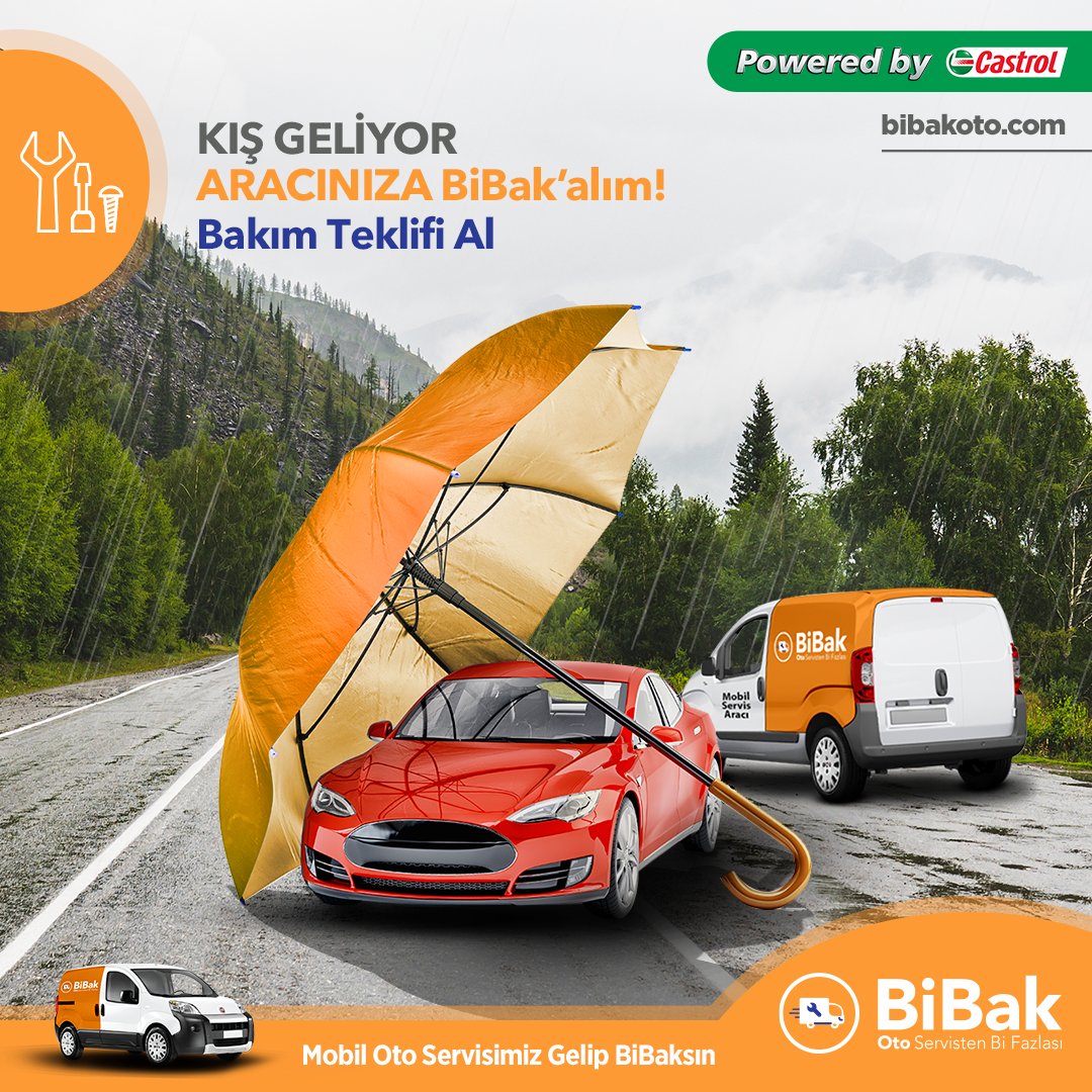 Havalar soğumaya, hava sıcaklıkları günden güne düşmeye başladı. Yağmurlu, çamurlu yollarda yaşanabilecek felaketlerin önüne şimdiden geçmek mümkün! Bakım teklifi alın, aracınıza gelip #BiBakalım : bibakoto.com/randevu-al/

☎️ 0212 706 29 55
☎️ 0850 255 29 55
📞 0532 295 45 95