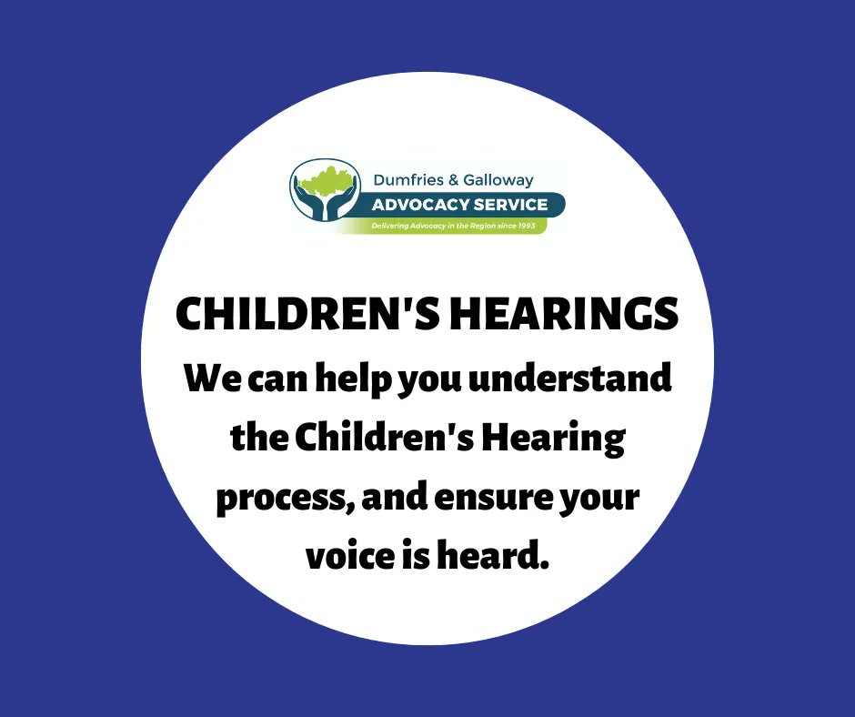 Did you know we can support you as you navigate the Children's Hearing Process #advocacy #dumfriesandgalloway #childrenshearings #support