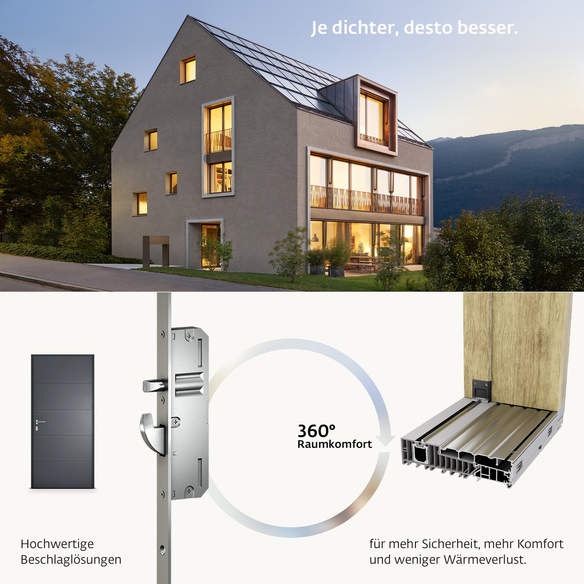 Je dichter, desto besser! So sorgt #SIEGENIA für besonders dichte #Türen und #Fenster mit mehr Anpressdruck für weniger #Wärmeverlust. 
Alles Wichtige rund um das Thema #Energieeffizienz gibt es nach einem Klick! ➡️ link.si/360gradenergie…