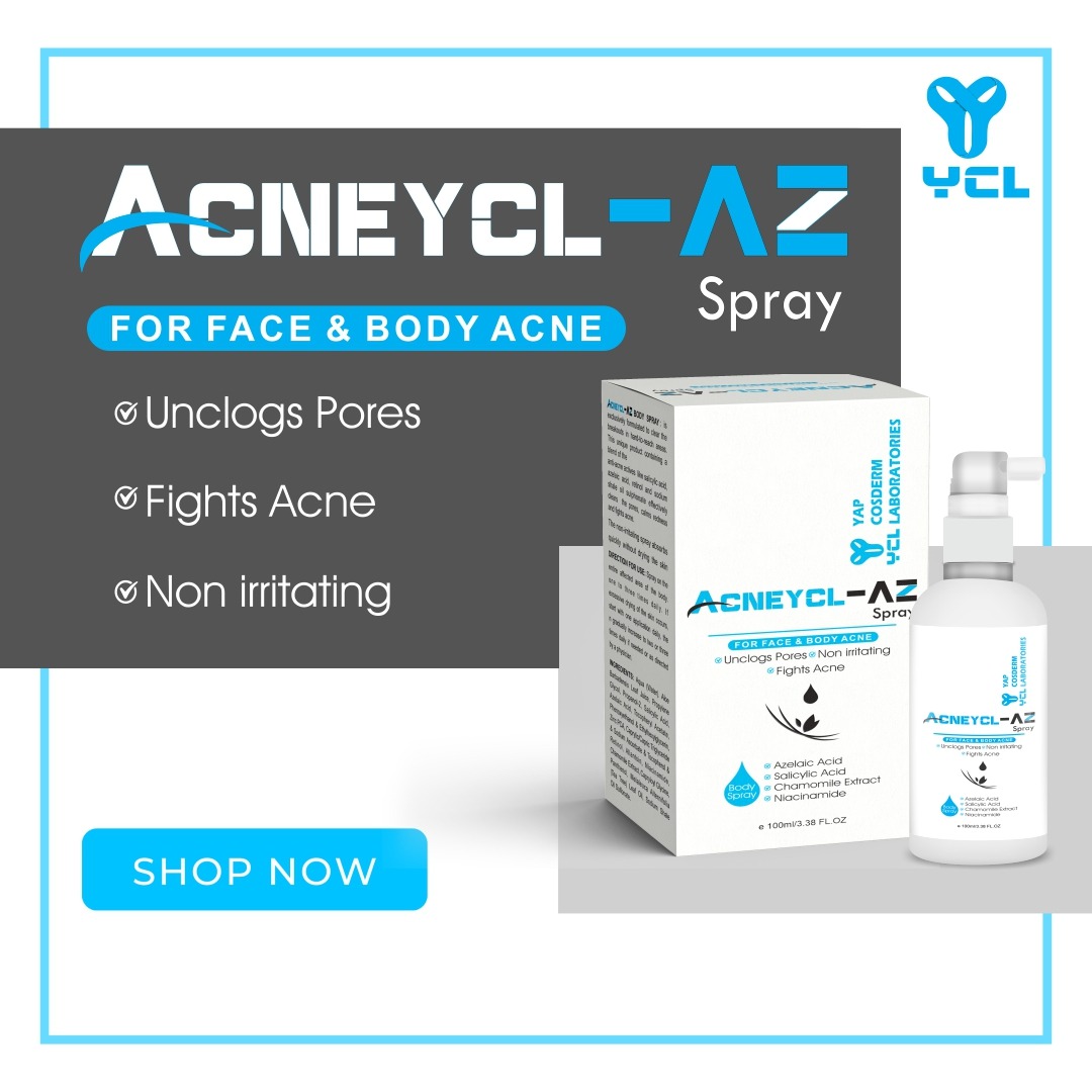 ✅ Acneycl-AZ
🟢 Moisturize and softens skin
🟢 Improve skin tone &amp; texture
🟢 Reduce the appearance of pores
.
.
.
✔ Ask your Dermatologist, Cosmetologist
#YCL #YAP #skincare #personalcare #healthcare #dermatology #cosmetics #acneycl-az