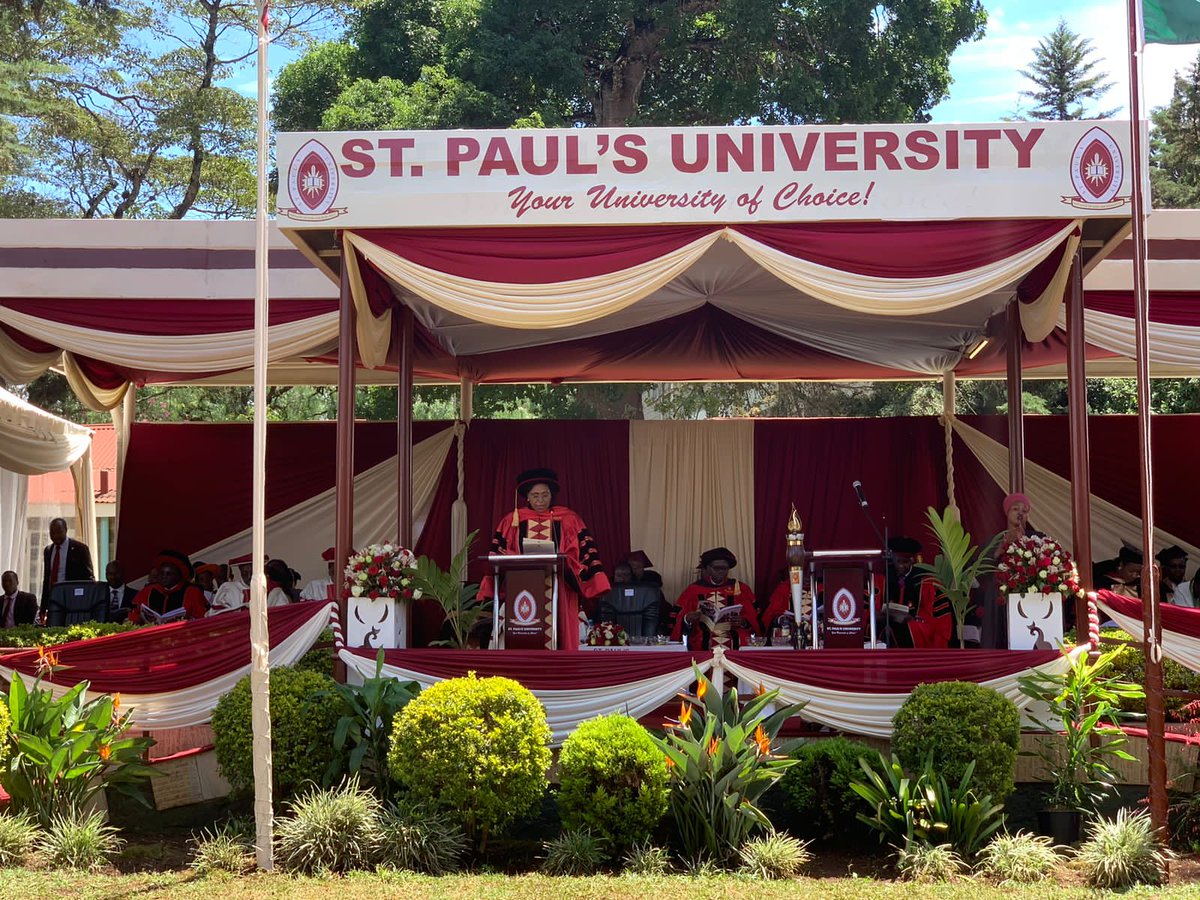 kipladennnn's tweet photo. The Vice Chancellor Rev. Canon Prof. James Kombo expressed his joy and gratitude to the graduating
class of 2022 stating that it is a unique cohort who braved tough times to achieve their goals and ambitions.
#SPUGraduation2022
31st Graduation https://t.co/rG11UHpIqy