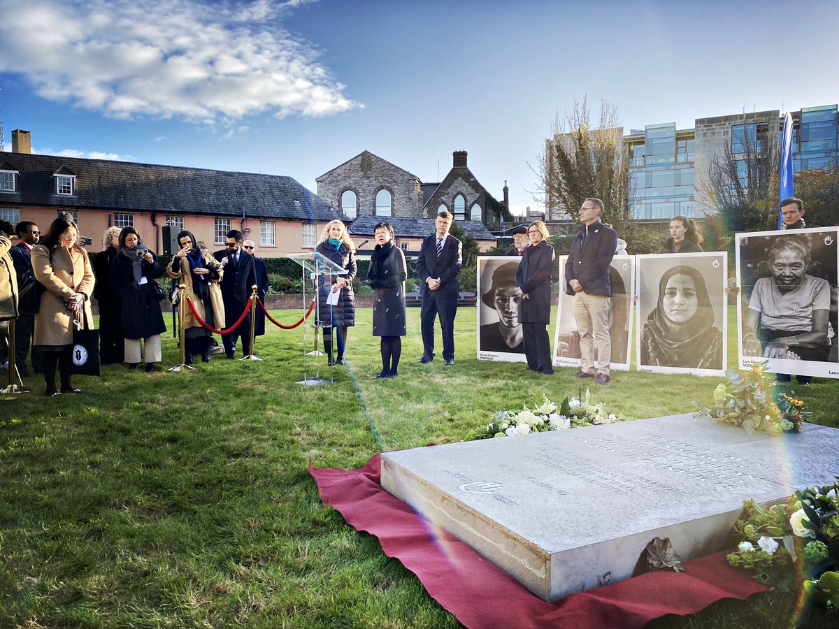 HI_Advocacy's tweet photo. Dublin Conference against Urban Bombing today: HI is holding a ceremony to honour the 280,000 civilian victims of urban bombing over the past 12 years. States must say no to this barbaric practice #StopBombingCivilians https://t.co/R6JgMjvcy2