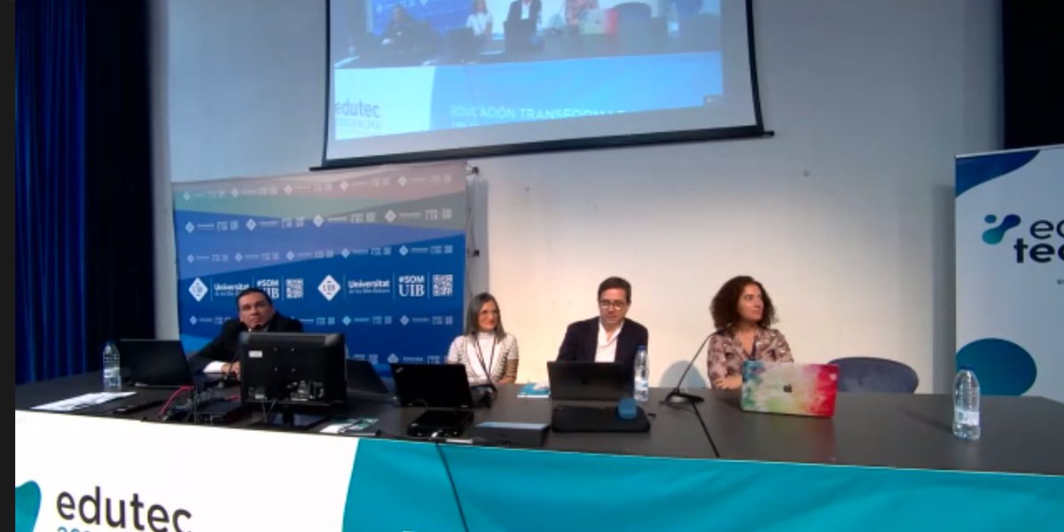 ibsteam_caib's tweet photo. @EDUN_IB @EDUTEC_2022 Un plaer poder escoltar aquest darrer panell d'experts a #EDUTEC2022 amb @EDUTEC_2022 #Metodologiesactivas #entornsdigitals
gràcies per les vostres aportacions @agudolga @JRuizPalmero @pati_santos_r
Gràcies #Evidènciesaprenentatge @EDUN_IB https://t.co/Ms3d0K2Gud