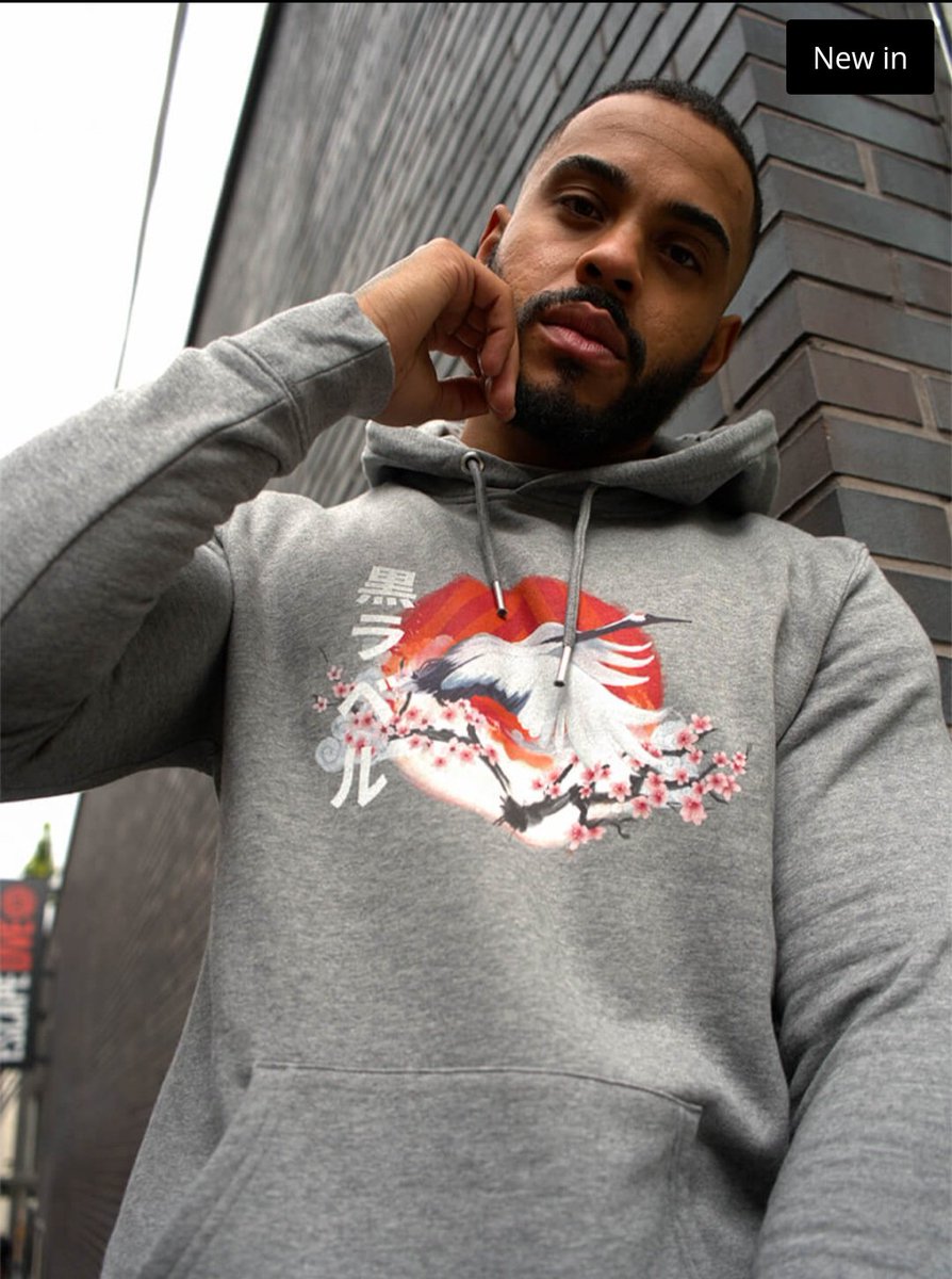 Our Japanese Crane hoodie - its just beautiful 😍😍 even though we are a lil bias.....#Japan #Crane #Crofam    #cro    #loadedlions    #NEW