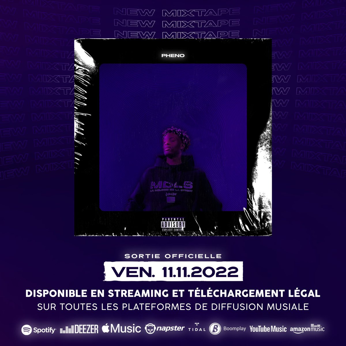 La Mixtape « Melodie de la Street » est Disponible partout 🔥🔥🔥👀
#pheno #melodiedelastreet