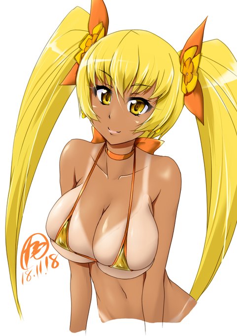 ブラックフライデー…つまり黒い金曜日…すなわち!
#ブラックフライデーなので褐色金ビキニを貼ろう 