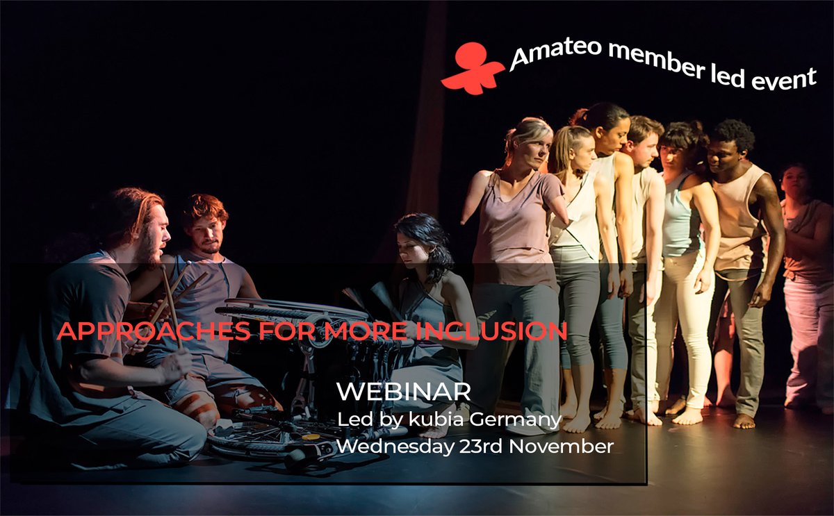 🔔Only few days left to register for FREE!
Accessibility and Disability in the Amateur Arts: Approaches for More Inclusion
✔Led by Amateo member <a href="/kubia_nrw/">kubia</a> 
✔Wednesday 23 November 2022, 13.00 – 15.00 GMT / 14.00 – 16.00 CET
amateo.org/accessibility-…