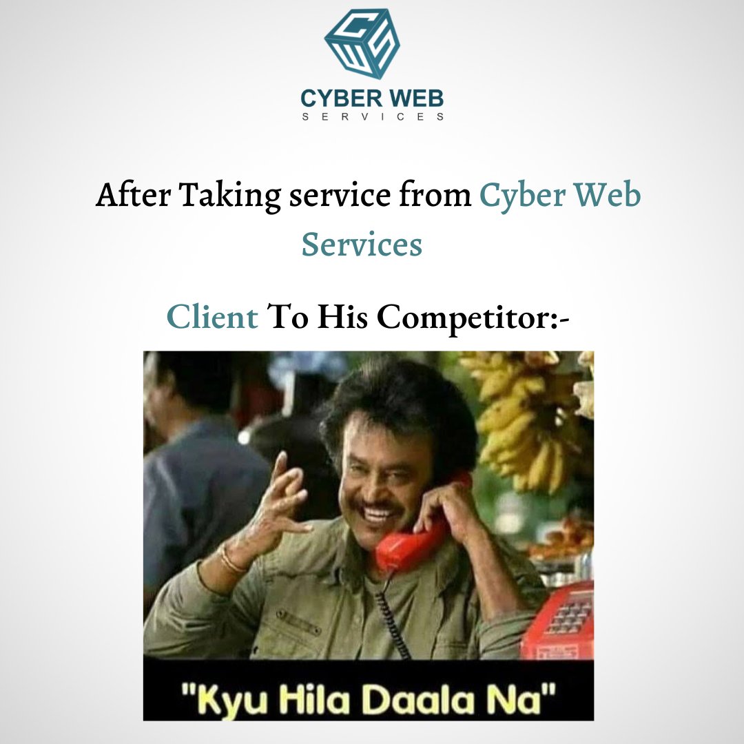 CyberWebServe's tweet photo. Feeling of our clients in one glimpse🙌🏻

#digitalmarketingmeme #marketingmemes #digitalmarketingagency https://t.co/oNaBC0at28