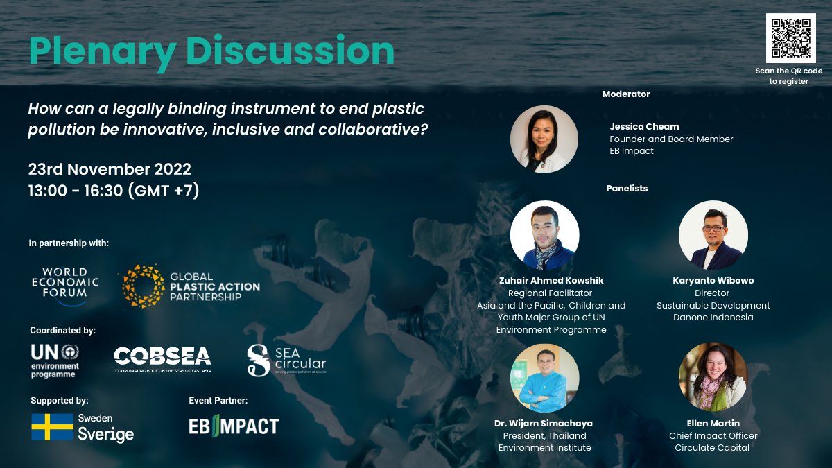 PlasticImpact's tweet image. 📢 Ahead of the first INC, join #GPAP Director @khehughes on November 23 and hear how we can accelerate solutions to reduce the world's #plasticwaste. 

Register here👉bit.ly/3ghwbfy
#SEAofSolutions #circulareconomy #treaty @UNEP_AsiaPac