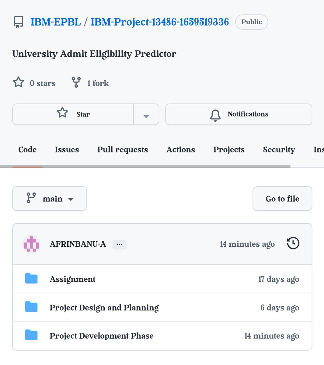 JJ78941122's tweet photo. Successfully completed our project development for ibm nalaiyathiran project.
#IBMi #kiot #knowledgeinstituteoftechnology
#naanmudhalvan #nascom #ict #smartinternz #nalaiyathiran
Project Use case: University Admit Eligibility Predictor https://t.co/G0LRz5pjQC