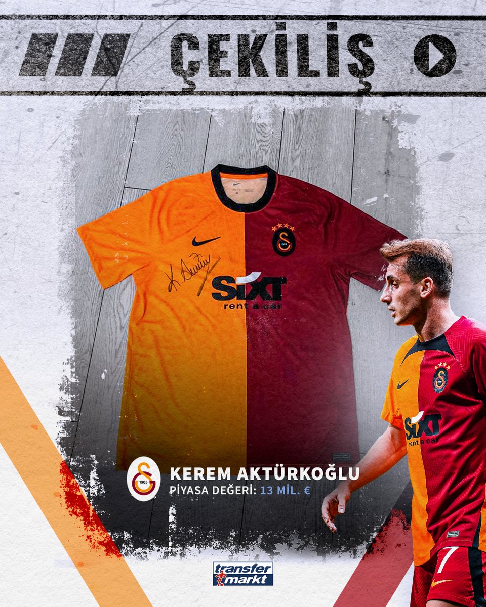 TMtr_news's tweet photo. FORMA ÇEKİLİŞİ 🎁

Kerem Aktürkoğlu'nun imzalı Galatasaray formasını hediye ediyoruz 😍

Katılım için:  Bu tweeti retweetleyin @keremakturkoglu
ve @TMtr_news hesaplarını takip edin.

Bol Şanslar!

Çekiliş kuralları: https://t.co/FDfMNP2H3z https://t.co/MAeG90YzKP
