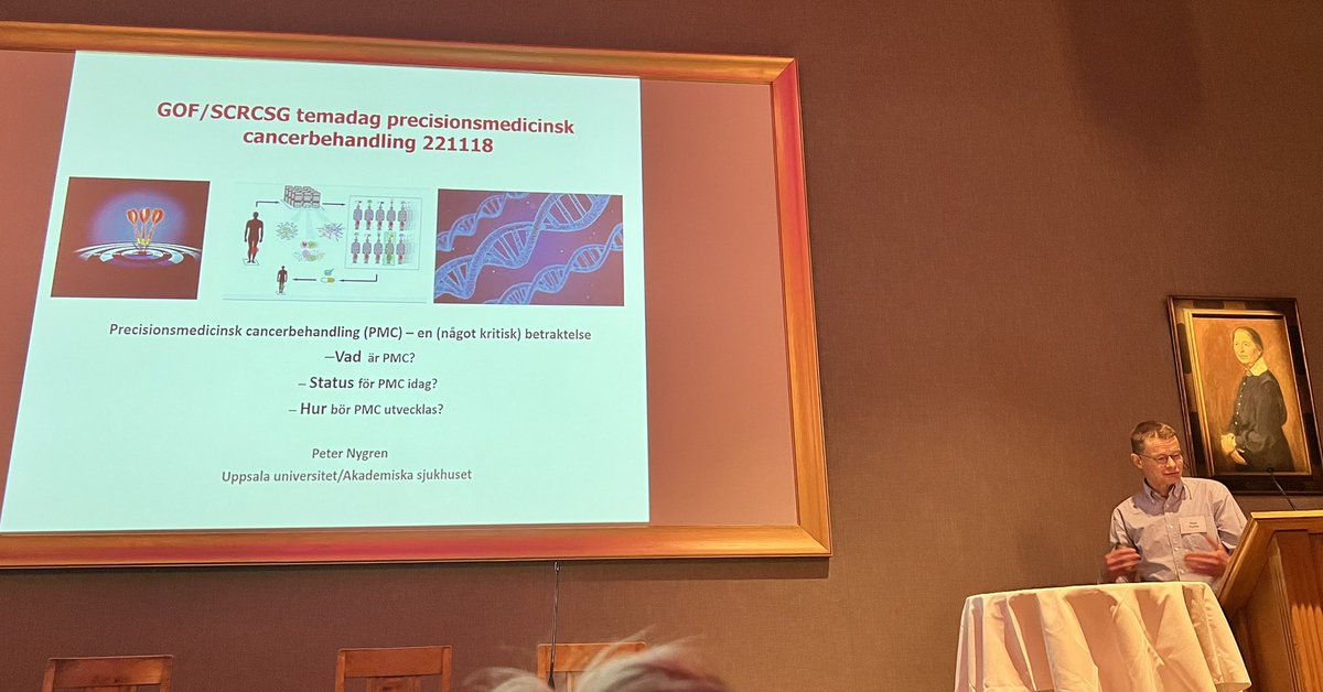 KjetilTasken's tweet photo. Great to be in the #SwedishColorectalCancerStudyGroup meeting in #SvenskaLäkareSällskapet to talk about #IMPRESS, #InPreD @fkbmatrix and #CONNECT in a #PrecisionOncology session together with #PeterNygren and #AndersEdsjö! @Annamartling #RichardPalmqvist. #GenomeMedicineSweden https://t.co/yThiSe7ODh