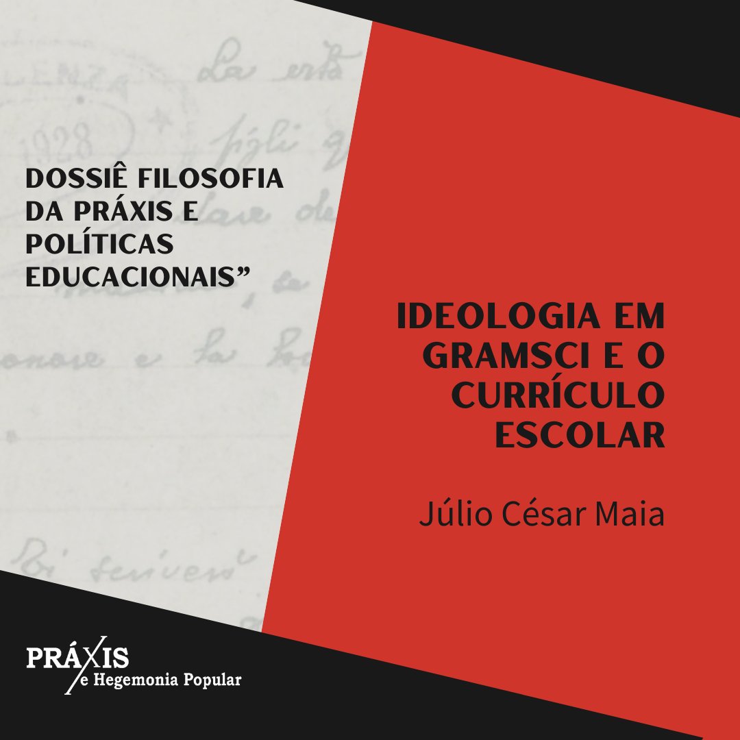 Leia na nova edição de Práxis e Hegemonia Popular: revistas.marilia.unesp.br/index.php/PHP/…