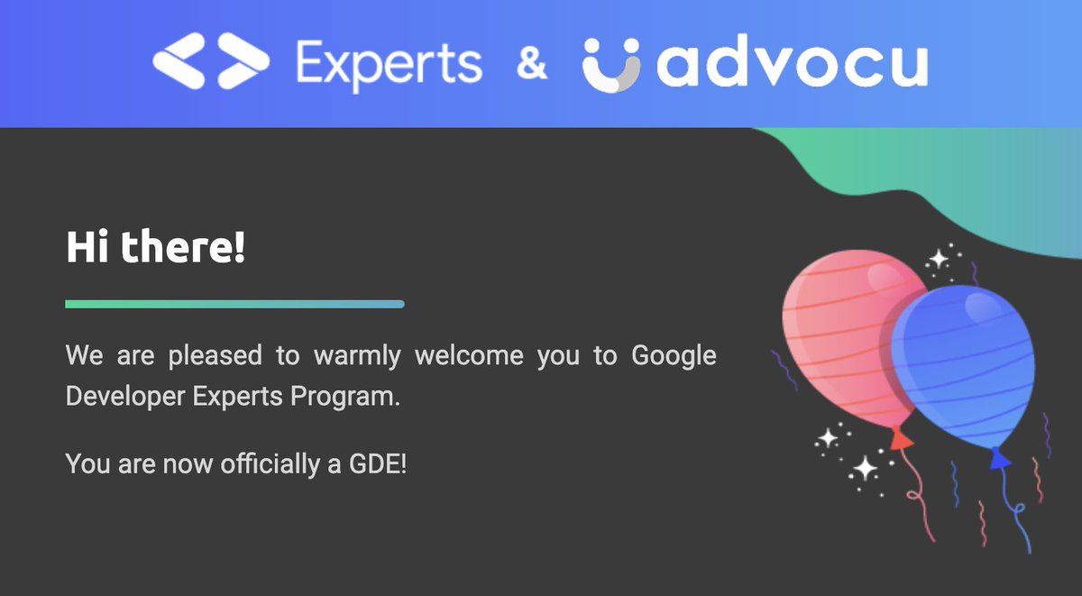 I am so happy to share that I am now a Google Developer Expert for #Flutter 💙🥹🥳🎉

I'm deeply grateful to everyone who helped me get here. <a href="/pr_Mais/">˚✧Mais✧༚</a>, <a href="/nlycskn/">Nilay Coskun</a>, <a href="/BeyzaSunayGuler/">Beyza Sunay Özdemir</a> and other amazing people! And I'm looking forward to keep contributing to this amazing community 💙💙