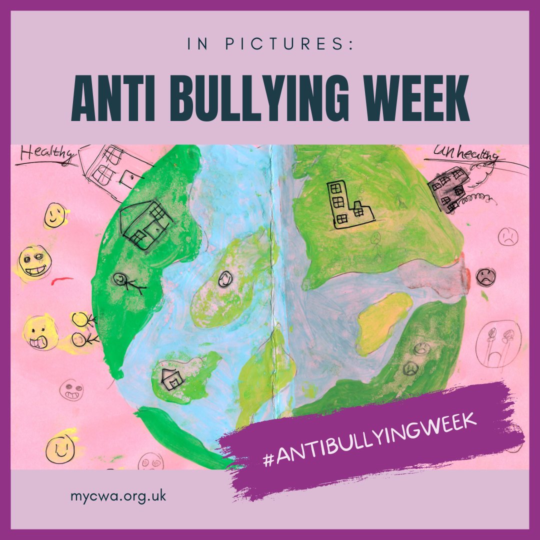 mycwacharity's tweet photo. ๐ซ Anti-Bullying Week ๐ซ
1/4 Weโre proud to share some amazing artwork our young clients and families have created during our 1-2-1 and group support sessions to support #AntiBullyingWeek ...
#bullying #reachouttovictims #relationships https://t.co/qwFLFO1NwE