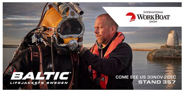 Your next opportunity to meet with us is at the International Workboat Show. Please join Neil Harrison and Ian Clark at the show to find out more on our commercial range of lifejackets, buoyancy aid, flotation clothing and accessories.

Details 👇

#safetyatsea #workboatshow