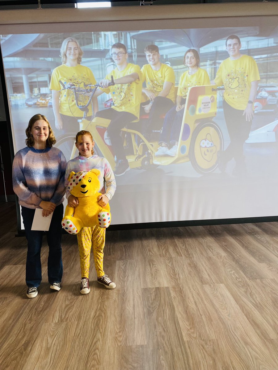 WboroPrep's tweet photo. Well done to Emily for winning our first #Pudsey and thank you to Tabitha for an inspiring assembly about the #RickshawChallenge @BBCCiN we are very proud! https://t.co/EFEYXRGlGO