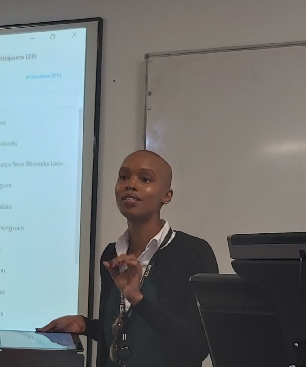 Palesa Molebatsi kicks off the <a href="/ClimateUniv/">Climate-U</a> event to debate climate action in HE.
Looking forward to connecting with colleagues in Kenyatta University, University of Dar es Salaam, and around the world.