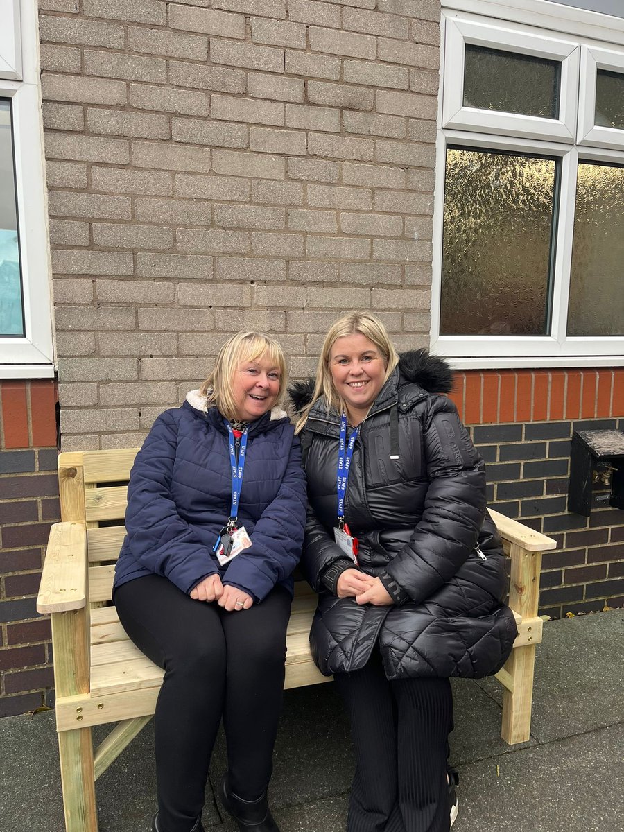 The Buddy Benches have been well used this week… by children and staff 😁. #antibullyingweek2022