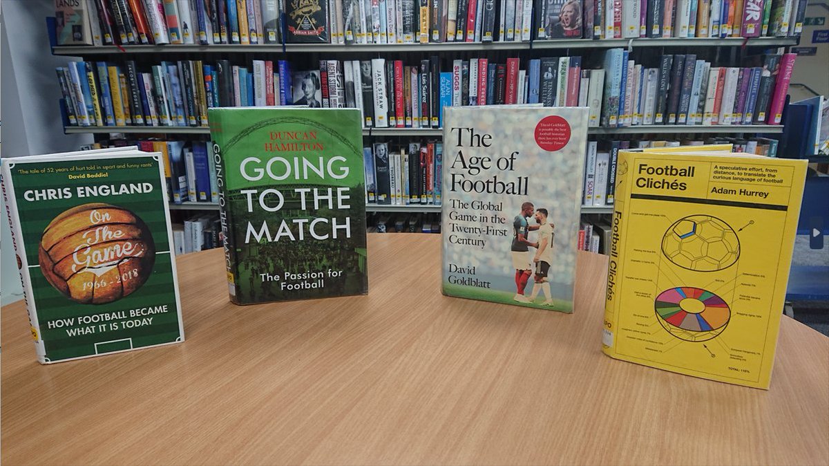 Thinking about having a kick about? Check out some of our #Football books at Guildford library for children and adults. ⚽⚽
#InternationalGamesMonth