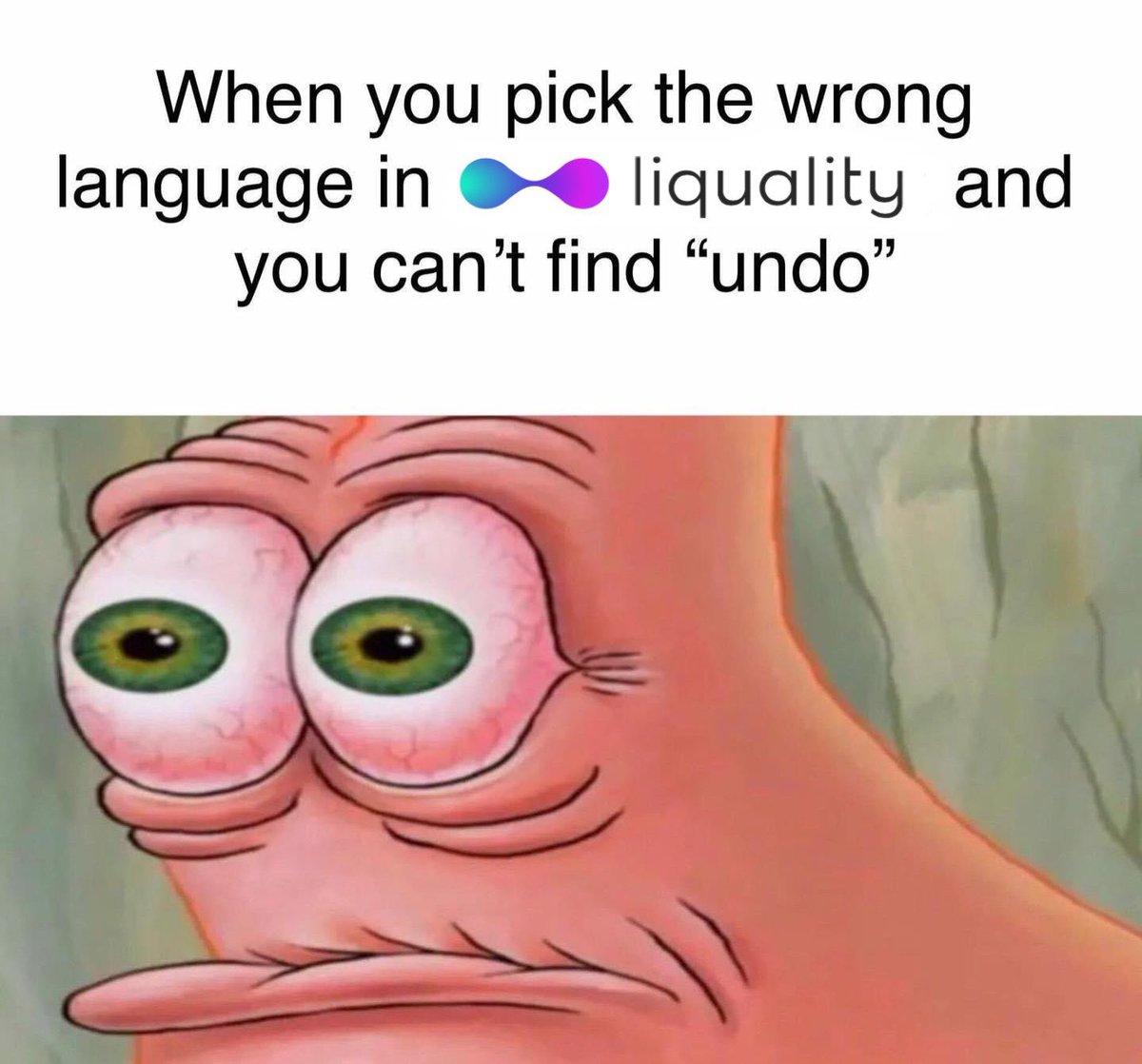 LiqualityHelp's tweet image. Have you ever been in this situation 🖼️ ? 

Fear no more! @Liquality_io Wallet v0.79.0 is now available and you're now able to pick your preferred language in Settings in your native language!

Let us know in the live chat here support.liquality.io if you have any issues.