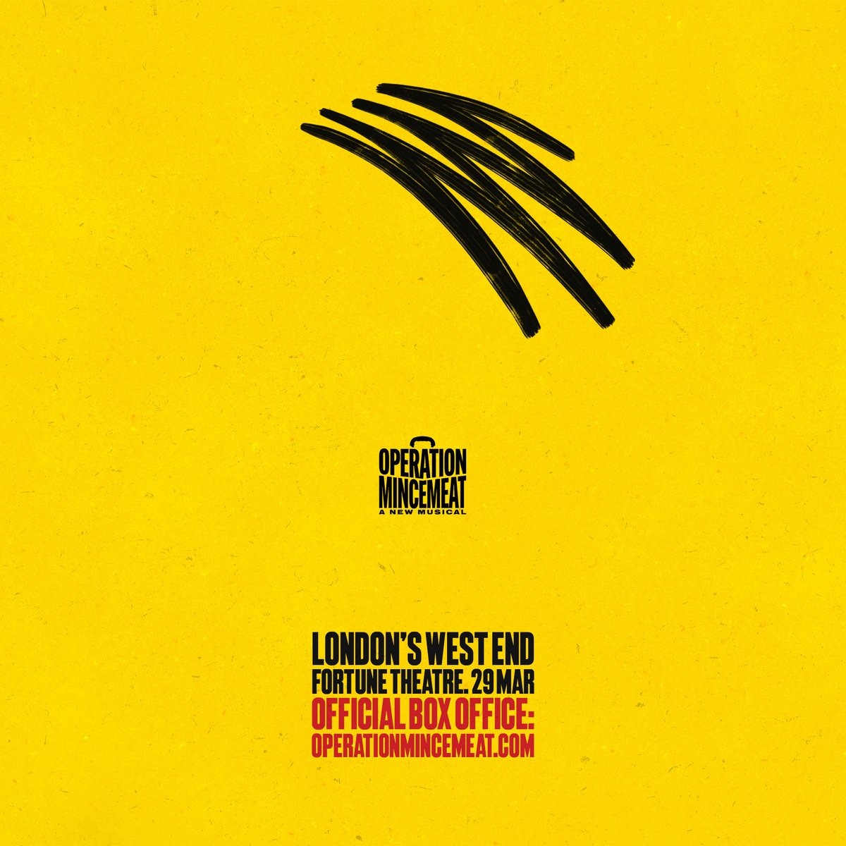 Breaking silence to celebrate <a href="/mincemeatlive/">Operation Mincemeat</a> transferring to the West End.

Originally commissioned &amp; run at NDT, this bright moment dazzles through the current haze; a reminder that watching dreams come true shows us all that our own hopes are possible.

Proud doesn’t cover it.