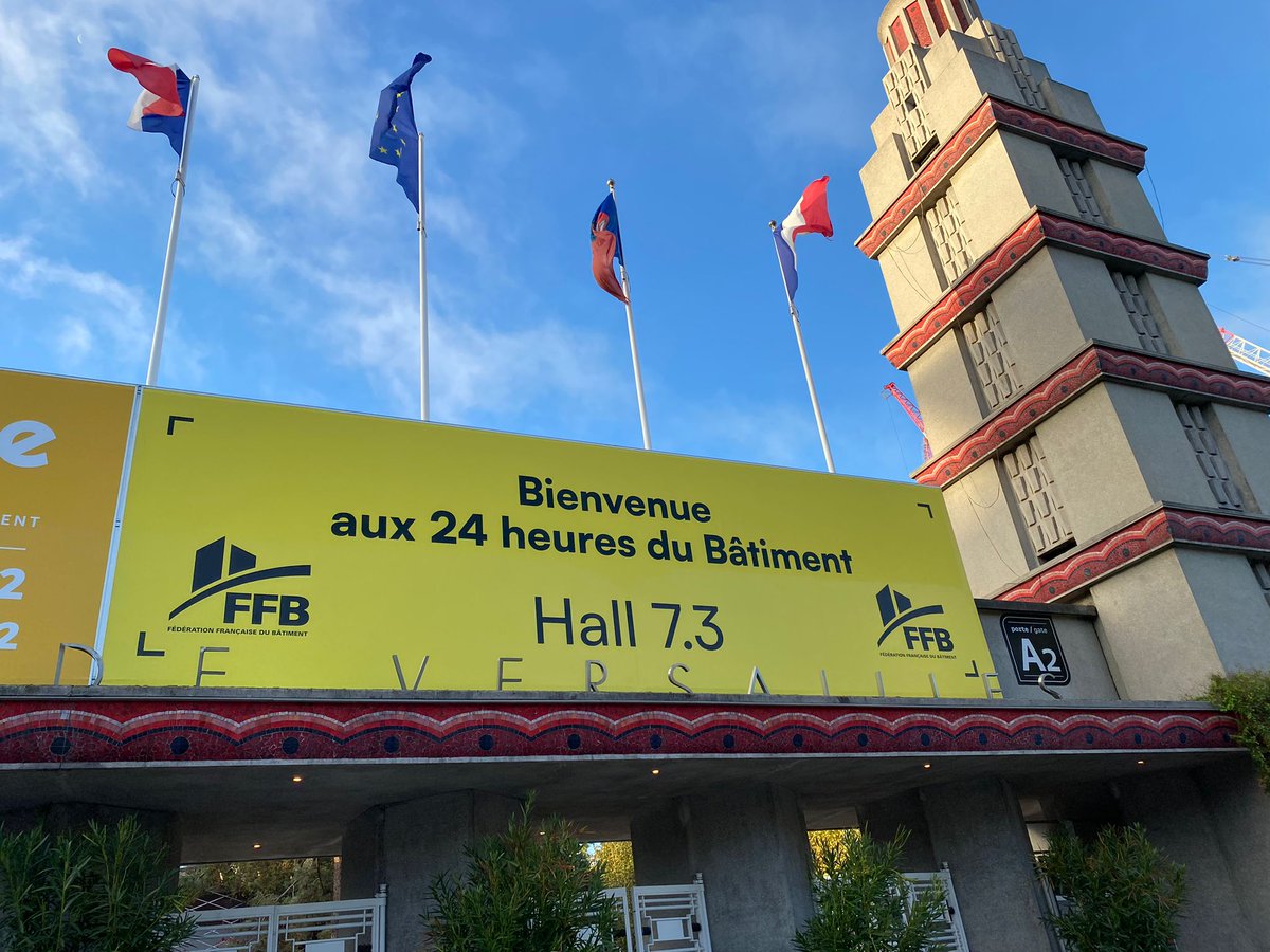 [EVENEMENT]
Nos équipes recrutement sont présentes au #24HDuBatiment, l'événement organisé par la <a href="/FFBatiment/">FFB</a> 
Venez les rencontrer pour un job dating 🤝