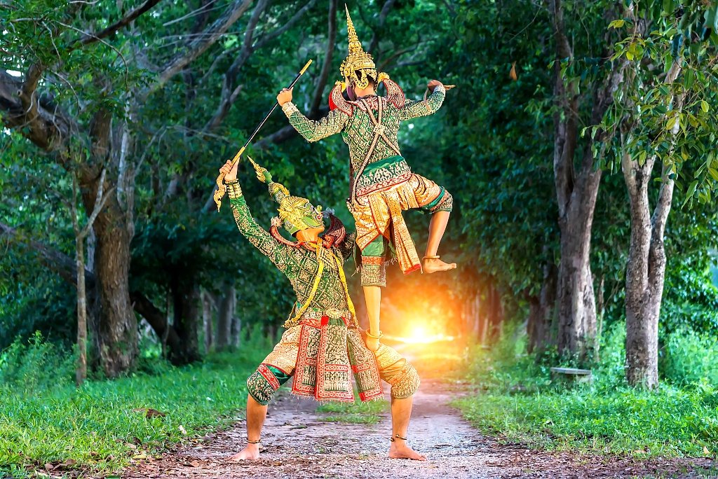 CGTNOfficial's tweet image. Often performed in a royal court with masked dancers and a narrator, Thailand&apos;s Khon Dance ranks as one of the country&apos;s best-known classical dances and a UNESCO-listed intangible cultural heritage. #APEC2022