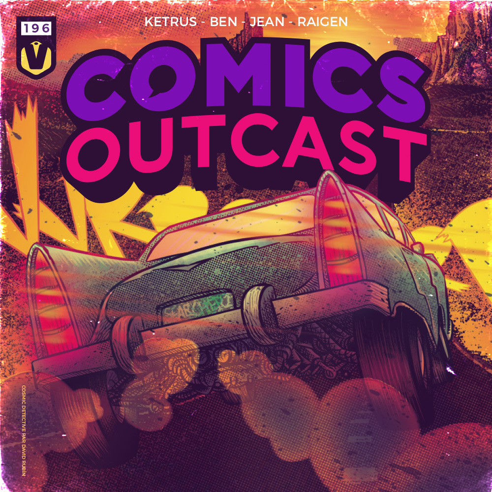 CO196 est dans les bacs !

On y apprend qu'un numéro 1 peut en cacher 200 autres, que les méchants ont un cœur et que David Rubin est bel et bien un dieu vivant !

On y parle aussi de la bromance entre deux docteurs et d'un félin tout mouillé.
vaisseauhypersensas.fr/comicsoutcast/…