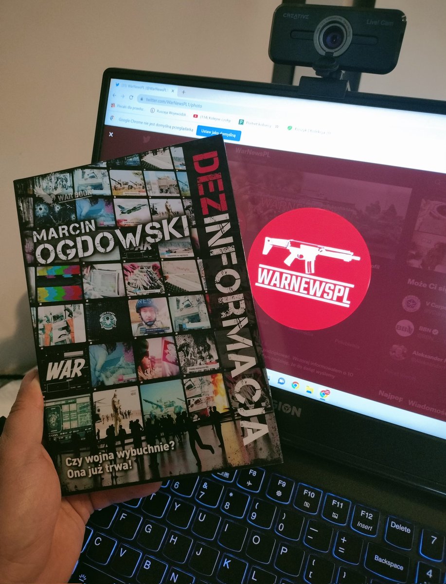 WarNewsPL1's tweet photo. 📖
Wraz z @marcin_ogdowski oraz @ZlaAmbasada mamy dla Was konkurs. 

💥Do wygrania książka @marcin_ogdowski "DezInformacja". 

By zgarnąć książkę wystarczy:
- zaobserwować @marcin_ogdowski
- udostępnić post
- w komentarzu wstawić zdjęcie do hasła "lepiej czytać, niż oglądać TV". https://t.co/3qsVJ444RB