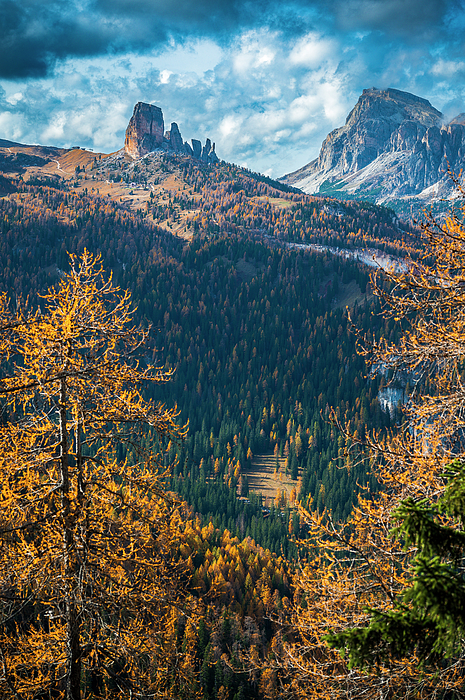 directornico's tweet photo. New artwork for sale! - "Magical autumn in the Dolomites. Enchanting colors on Lake Federa. Five towers and Tofane" - https://t.co/okmg3PT4Im @fineartamerica https://t.co/h0Eaccr2V6