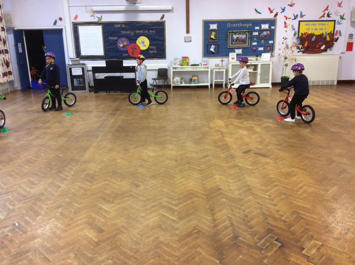 The children have all enjoyed using the balance bikes in PE this week. #curriculum #PE <a href="/Overthorpe_Acad/">Overthorpe C of E</a> <a href="/O_Year_1_2/">Year 1-2</a>