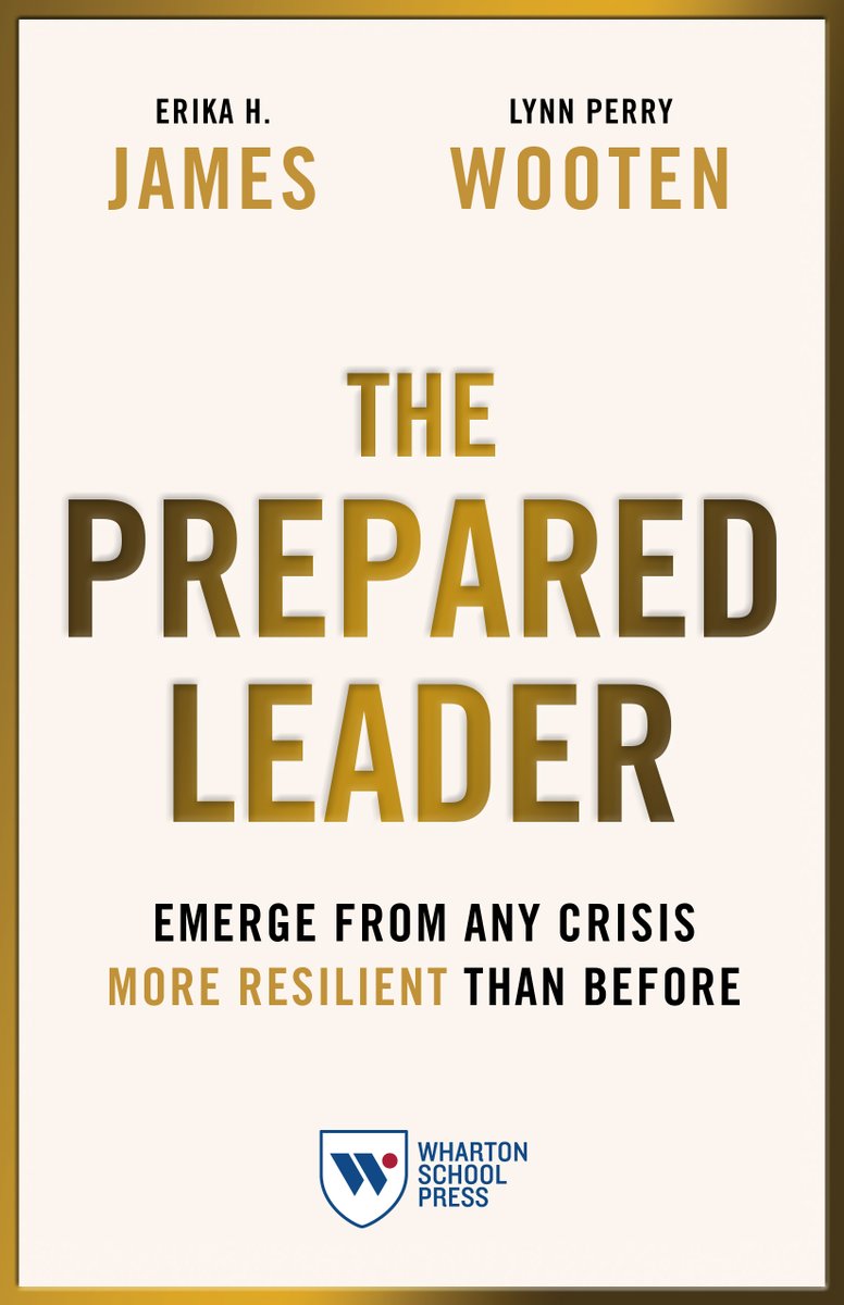 Venture Lab (@vntrlab) on Twitter photo The next crisis might be here now, or it might be around the corner.
A good read by our very own Erika H. James, dean of <a href="/Wharton/">The Wharton School</a> @penn, and Lynn Perry Wooten, Pres. of <a href="/SimmonsUniv/">Simmons University</a>, The Prepared Leader: Emerge from Any Crisis More Resilient Than Before. whr.tn/3PRQnA The next crisis might be here now, or it might be around the corner.
A good read by our very own Erika H. James, dean of <a href="/Wharton/">The Wharton School</a> @penn, and Lynn Perry Wooten, Pres. of <a href="/SimmonsUniv/">Simmons University</a>, The Prepared Leader: Emerge from Any Crisis More Resilient Than Before. whr.tn/3PRQnA