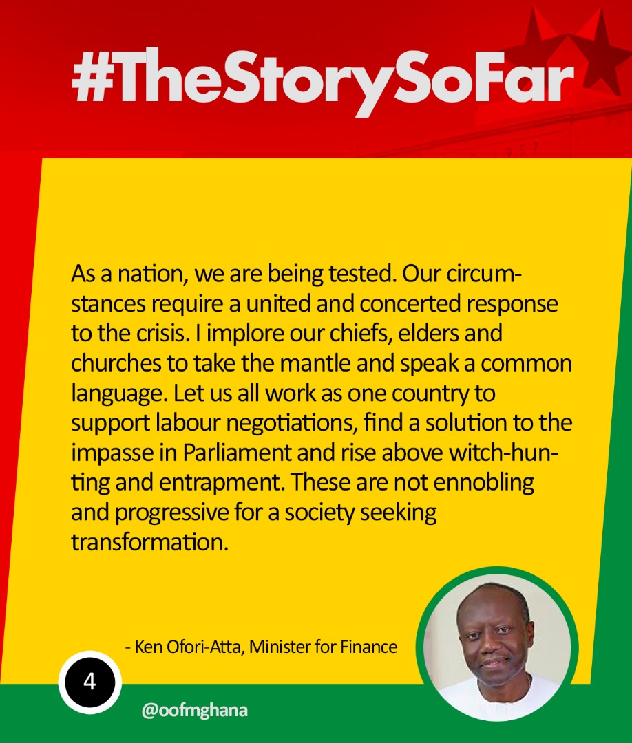 NPP_GH's tweet photo. “I see and feel the terrible impact of rising prices of goods and services on the lives and livelihoods of ordinary Ghanaians.” - Ken Ofori-Atta, Minister for Finance 
#TheStorySoFar https://t.co/KRQBW2wqRo